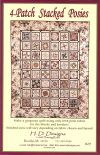 4-Patch Stacked Posies - Pattern