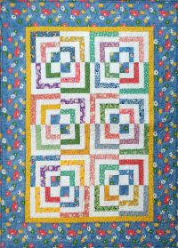 Half Log Cabin - Pattern